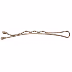 EXTRA-LUXURY HAIRPINS Wavy grip, chestnut 11606.
