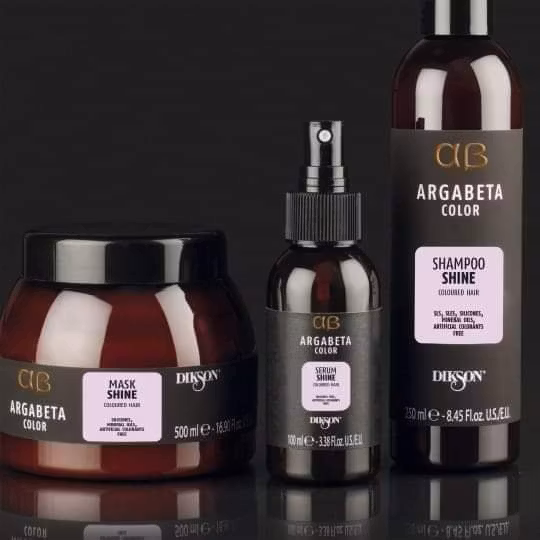 Dikson Shine shampoo500ml. Mask500 ml.serum 100ml