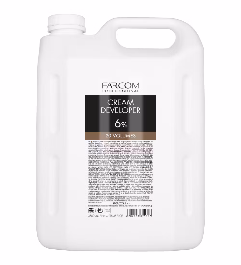 FARCOM PROFESSIONAL CREAM DEVELOPER 10 VOL 3500ML