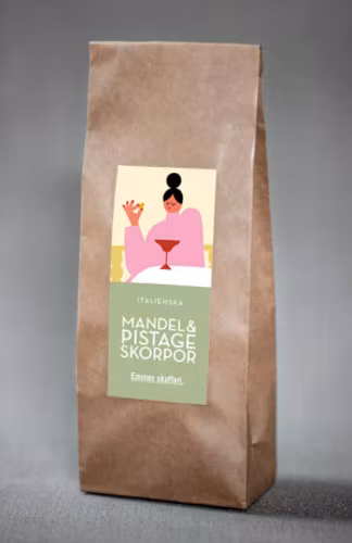 Skorpor mandel/pistage