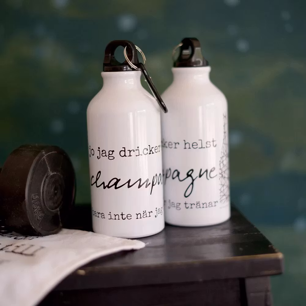 Vattenflaska "Champagne "