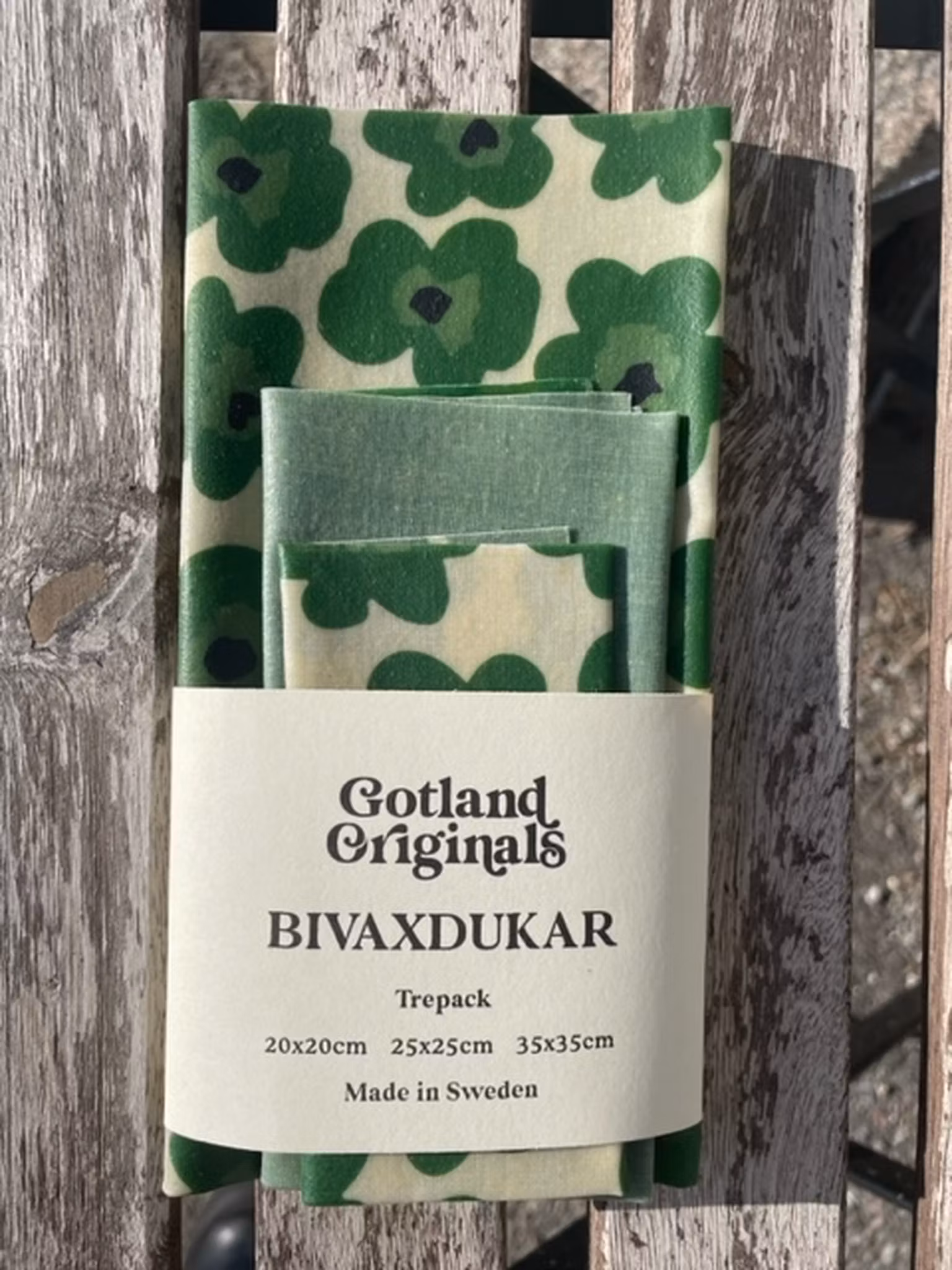 Bivaxdukar 3-pack fr. Gotland