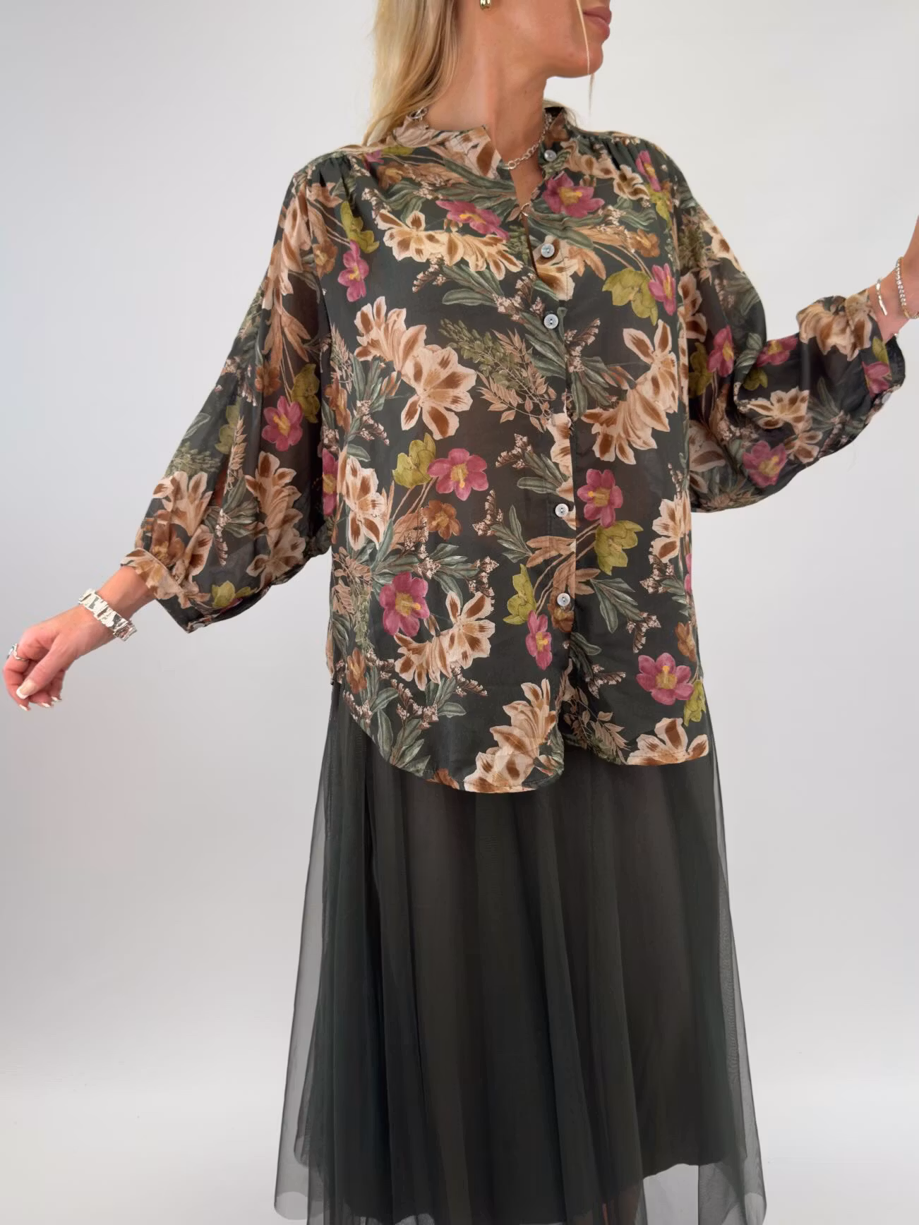 Blus Gemini Grön One Size