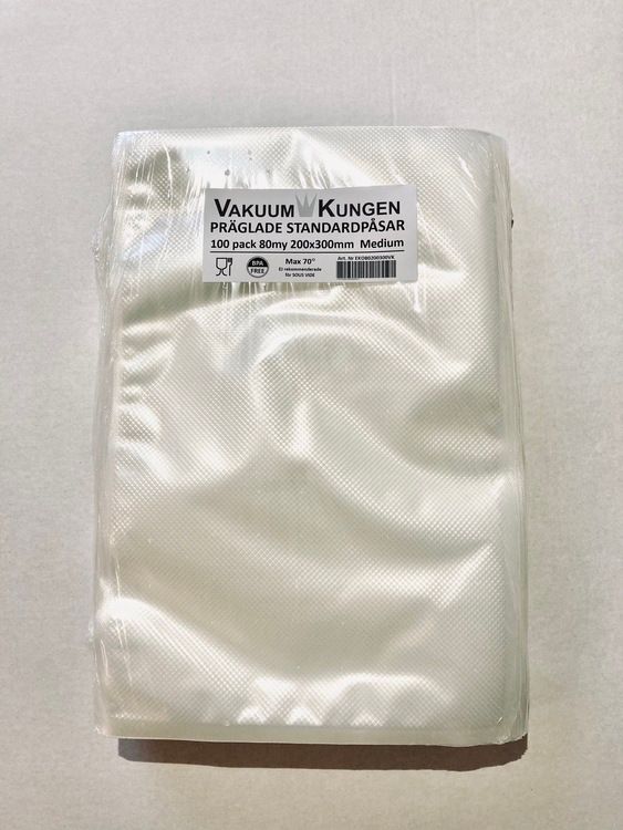 Vakuumpåsar,  Präglade 2.0
