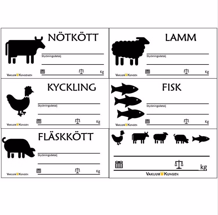 Etiketter Tamdjur