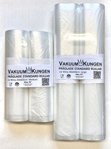 Vakuumrullar, Präglade. 2x6m M
