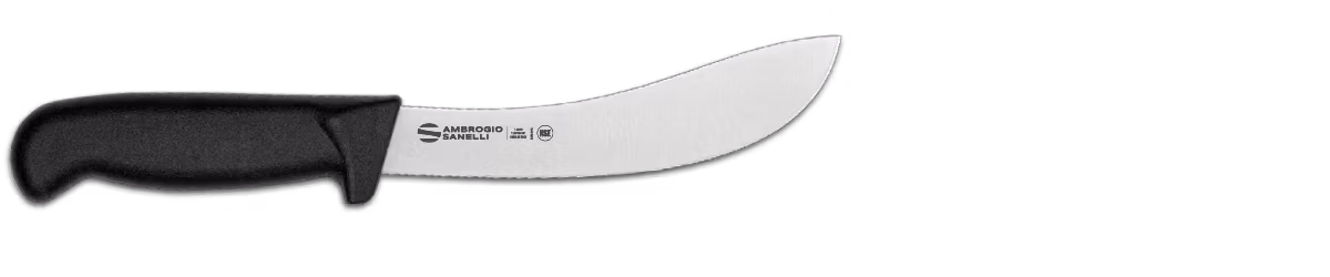Flåkniv SANELLI 16 cm, Svart
