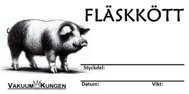 Etiketter Tamdjur Ny design