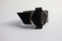 Armband Florens, bred med äkta slät silverring