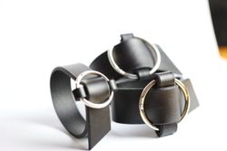 Armband Florens, bred med äkta slät silverring