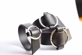 Armband Florens, bred med äkta slät silverring