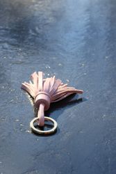 Nyckelring tassel i mjukt nappaskinn