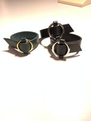 Armband Lena 2cm, silverfärgad ring
