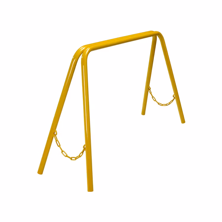 Produktbild på gul gipsbock från Ravendo med maxvikt på 400 kg, artikelnr 144695.