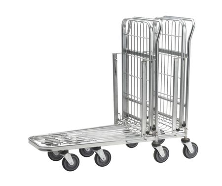 Butiksvagn med fällbar hylla, 300kg