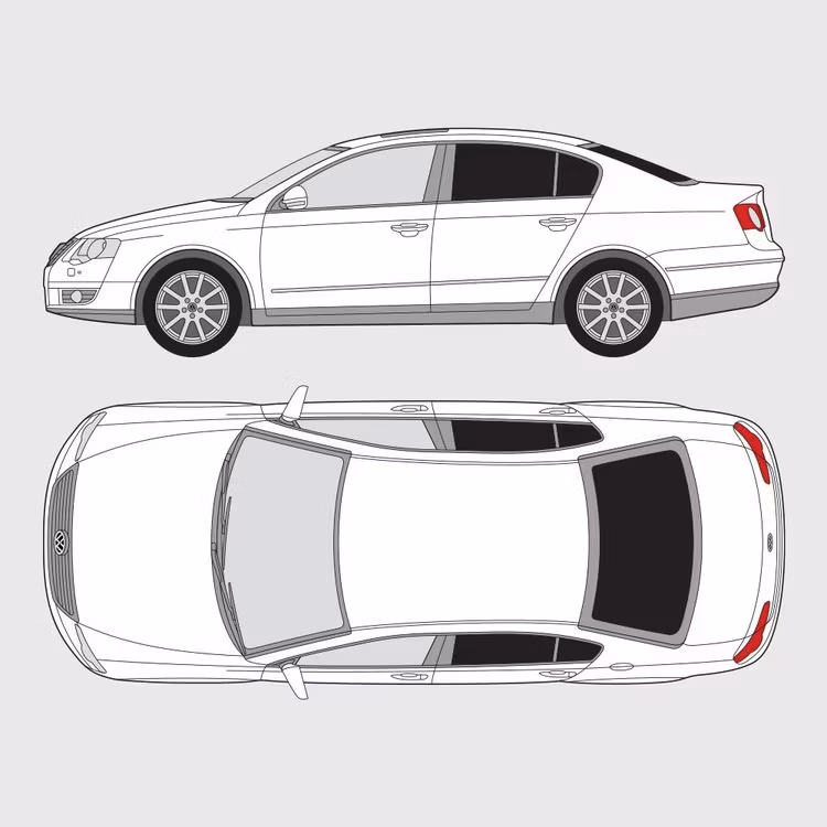 Volkswagen Passat 4-dørs | 2005-2010