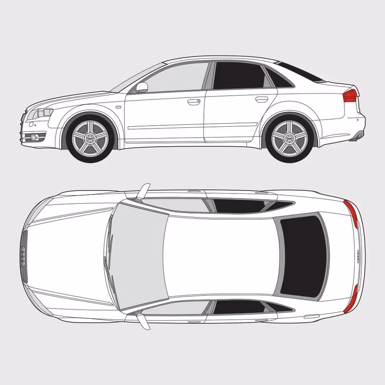 Audi A4 4-dørs | 2004-2007