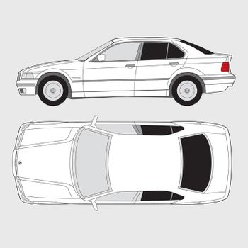 BMW 3 Serie 4-dörrar E36 | 1991-1998