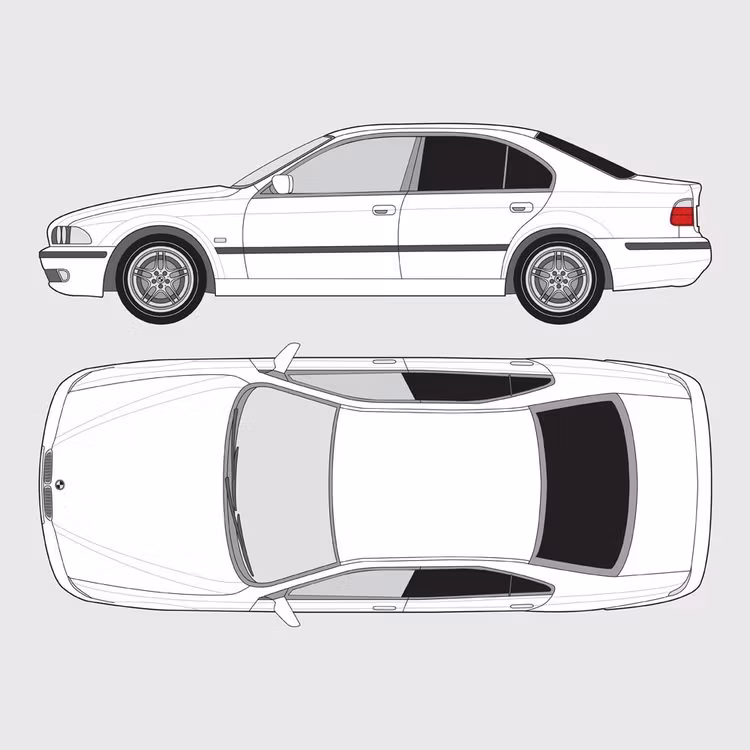 BMW 5 Serie 4-dørs E39 | 1995-2003