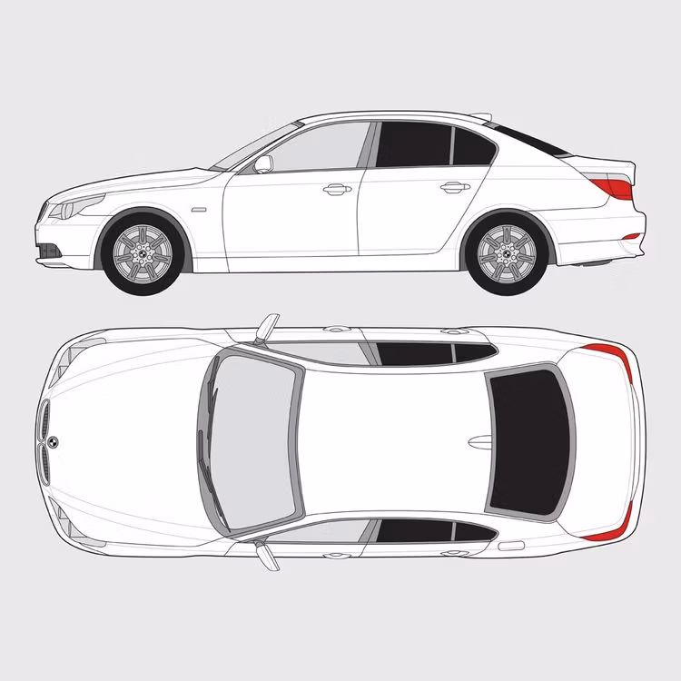 BMW 5 Serie 4-dørs E60 | 2003-2010