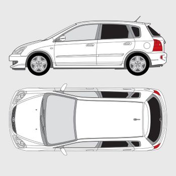 Honda Civic 5-dörrar | 2001-2006