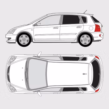 Honda Civic 5-dörrar | 2001-2006