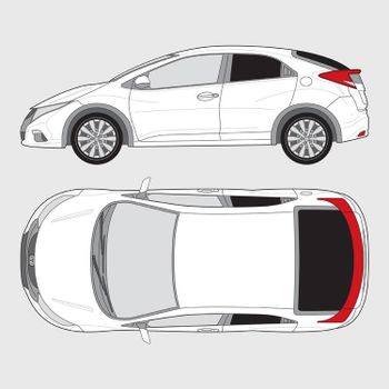 Honda Civic 5-dörrar | 2012-2017