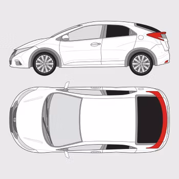 Honda Civic 5-dörrar | 2012-2017