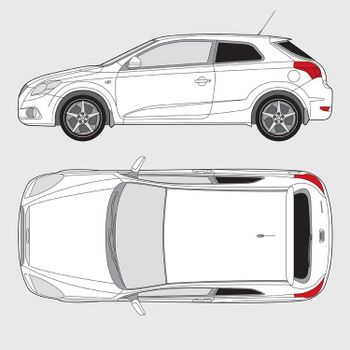 Kia Pro Ceed 3-dörrar | 2007-2012