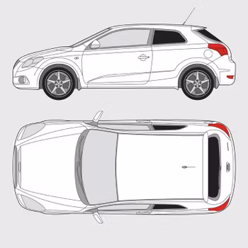Kia Pro Ceed 3-dörrar | 2007-2012