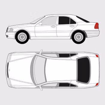 Mercedes C-Klass 4-dörrar | 1993-2000