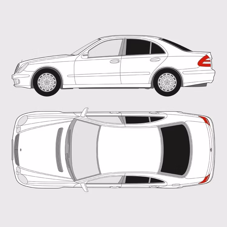 Mercedes E-Klasse 4-dørs | 2002-2009