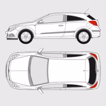 Opel Astra 3-dörrar | 2005-2012