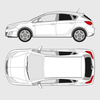 Opel Astra 5-dörrar | 2010-2015