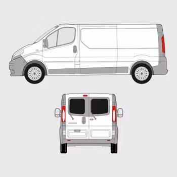 Opel Vivaro bakdörrar | 2001-2014