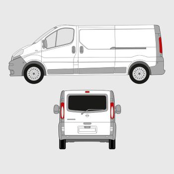 Opel Vivaro baklucka | 2001-2014