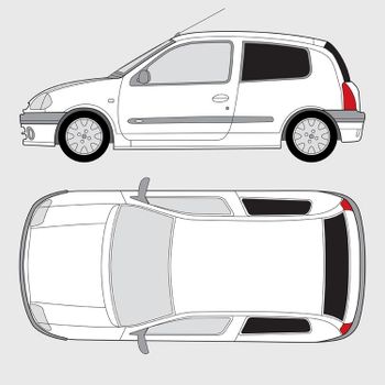 Renault Clio 3-dörrar | 1998-2005