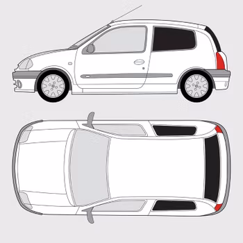 Renault Clio 3-dörrar | 1998-2005