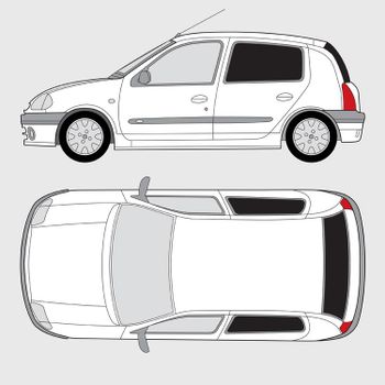 Renault Clio 5-dörrar | 1998-2005