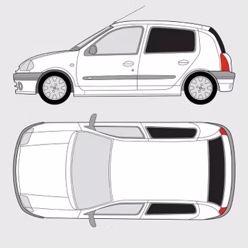Renault Clio 5-dörrar | 1998-2005