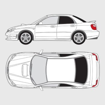 Subaru Impreza 4-dörrar | 2005-2011
