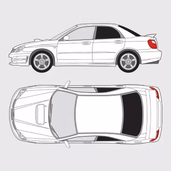Subaru Impreza 4-dörrar | 2005-2011