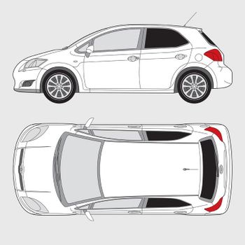 Toyota Auris 5-dörrar | 2007-2013