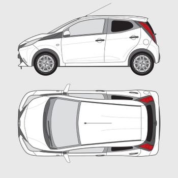 Toyota Aygo 5-dörrar | 2014-2018