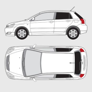 Toyota Corolla 5-dörrar | 2002-2007