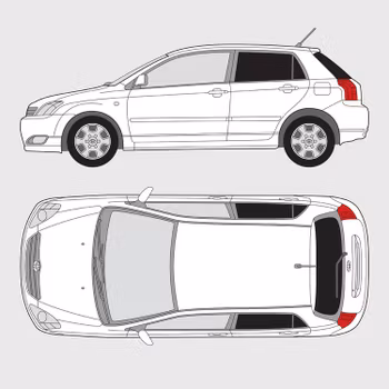 Toyota Corolla 5-dörrar | 2002-2007
