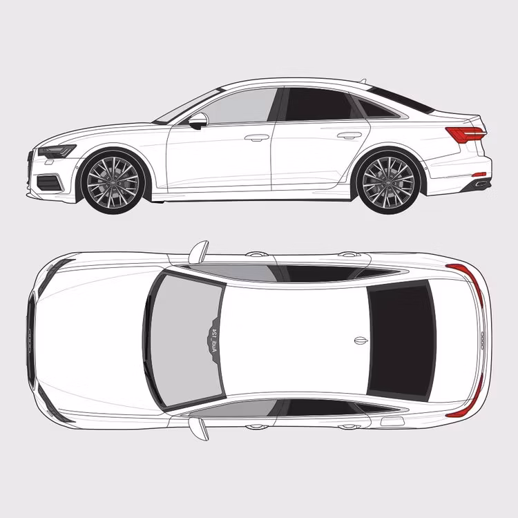 Audi A6 4-dørs | 2018-