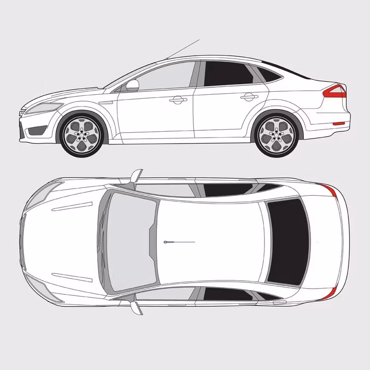 Ford Mondeo 4-dørs | 2007-2015