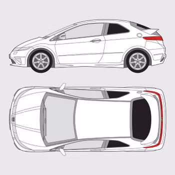 Honda Civic 3-dörrar | 2007-2012