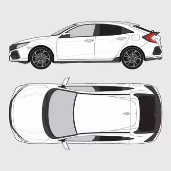 Honda Civic 5-dörrar | 2017-2022
